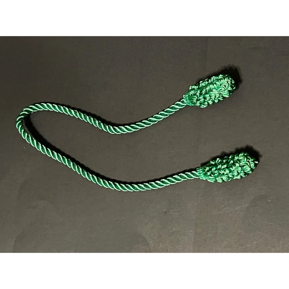 Green Decorative Banister Ties Corded Package Toppers
